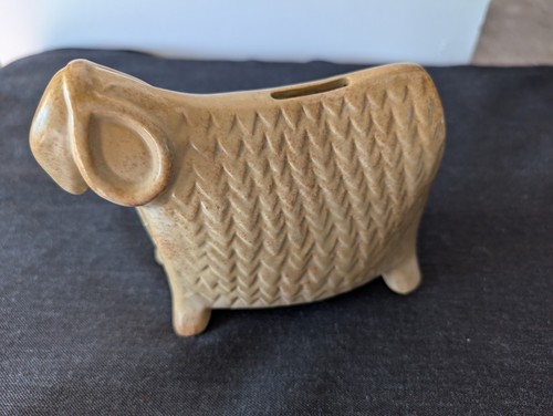 Bennington pottery sheep bank
