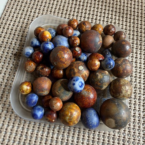 Antique clay and bennington - antique,